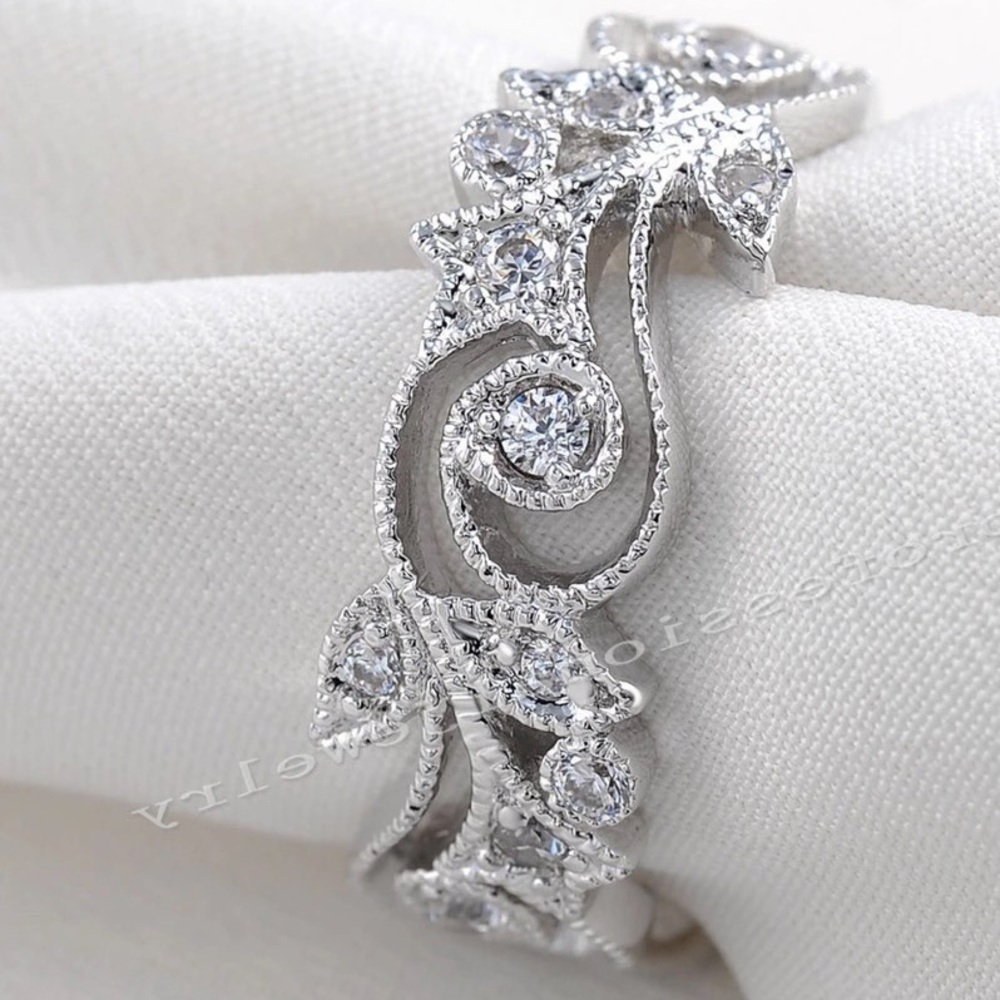 A New Sterling Silver Flower Ring